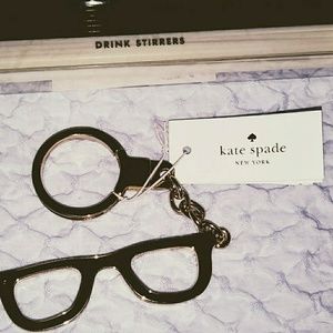 Kate Spade Sunglasses Key Ring &  Stirrers NEW